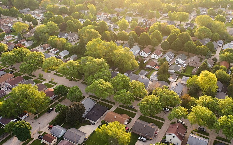 arial-view-of-a-neighbourhood